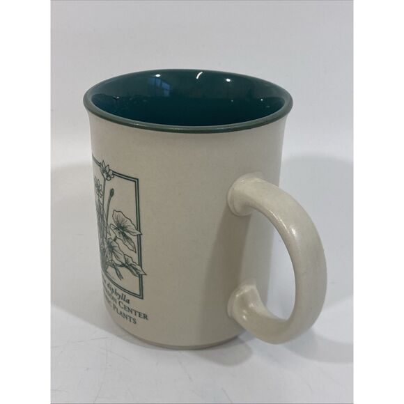 Vtg Thomas Jefferson Center For Historic Plants Mug ‘Jeffersonia Disphylla’ RARE - Picture 2 of 9